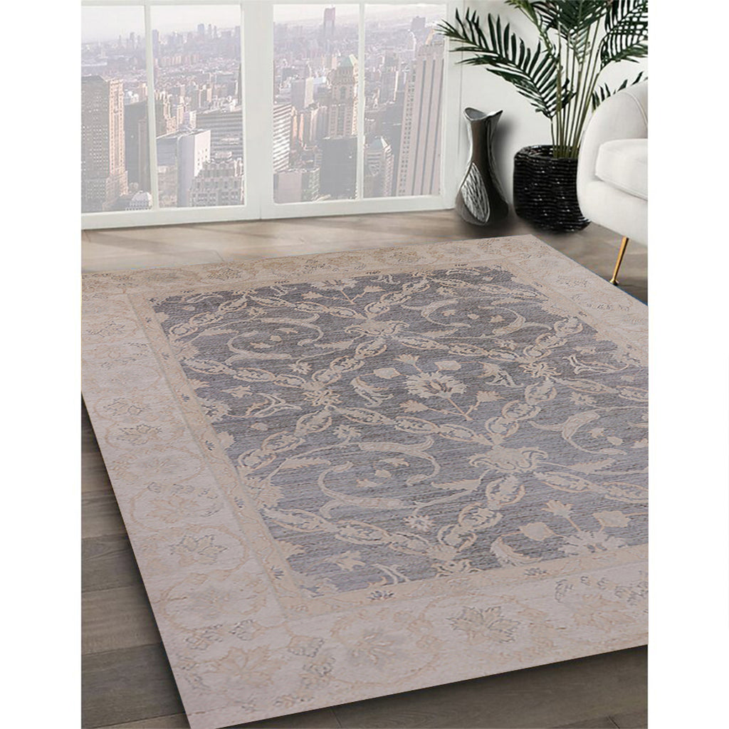 Khaki Rose Pink Oriental Area Rugs, 3' x 5' X298532