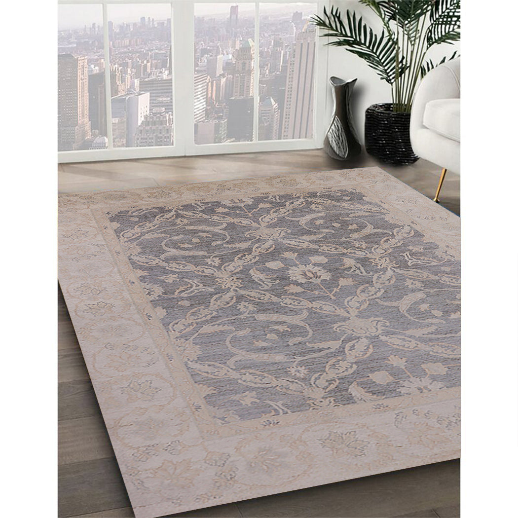 Khaki Rose Pink Oriental Area Rugs, 3' x 5' X298532