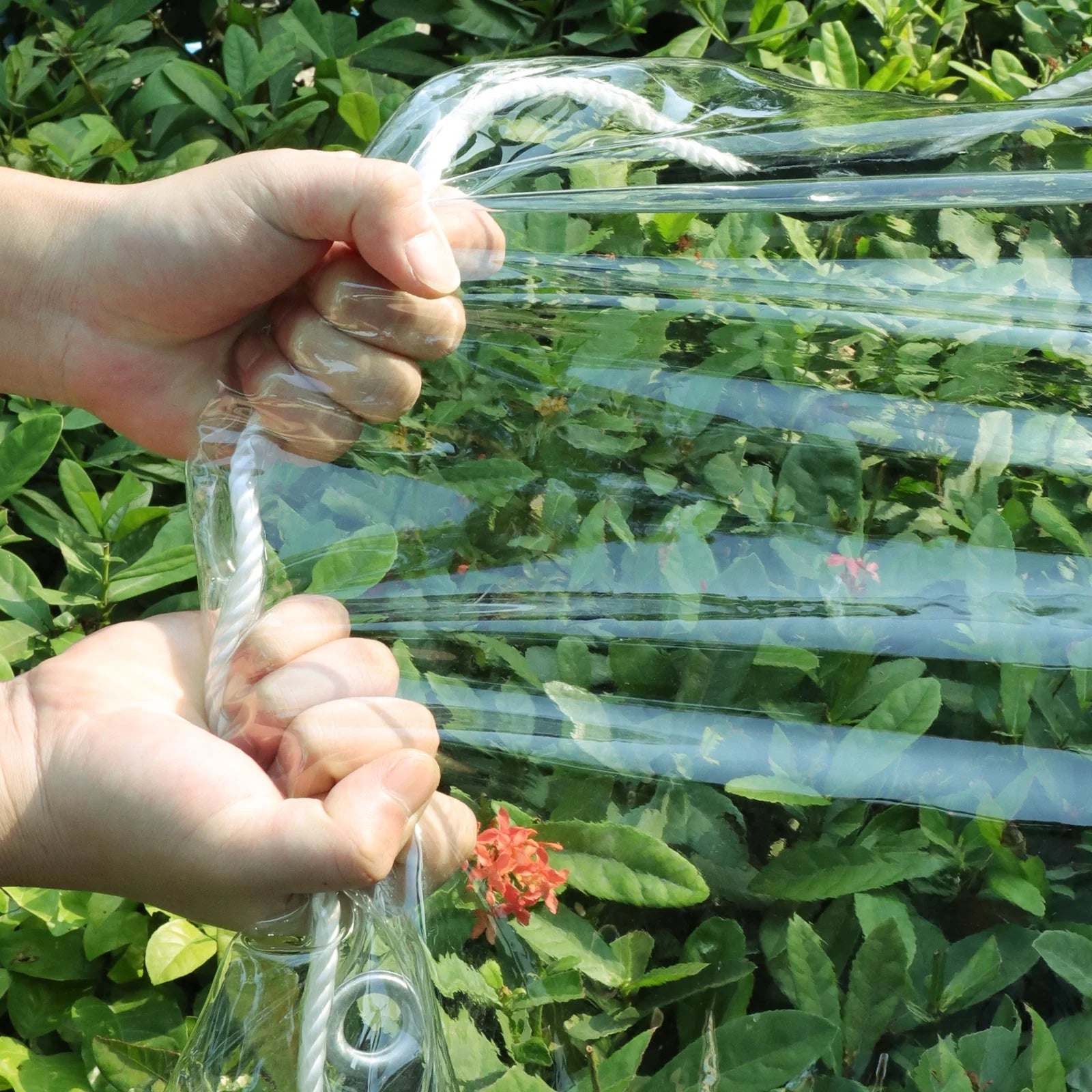 Clear Tarps Heavy Duty PVC Vinyl 13.8 Mil Tarpaulin with Metal Grommets Z58067