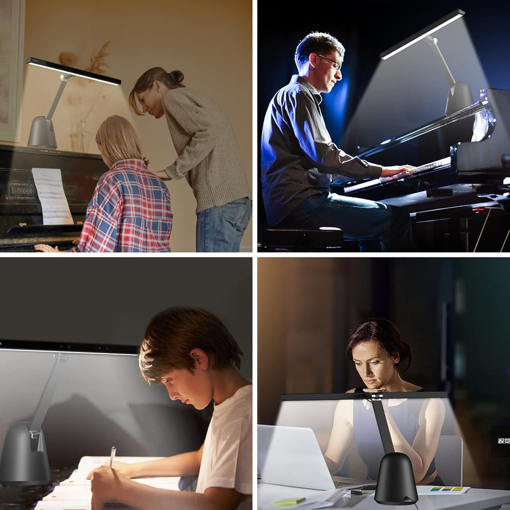 Piano Light with Auto-Dimming LED Lamp X490