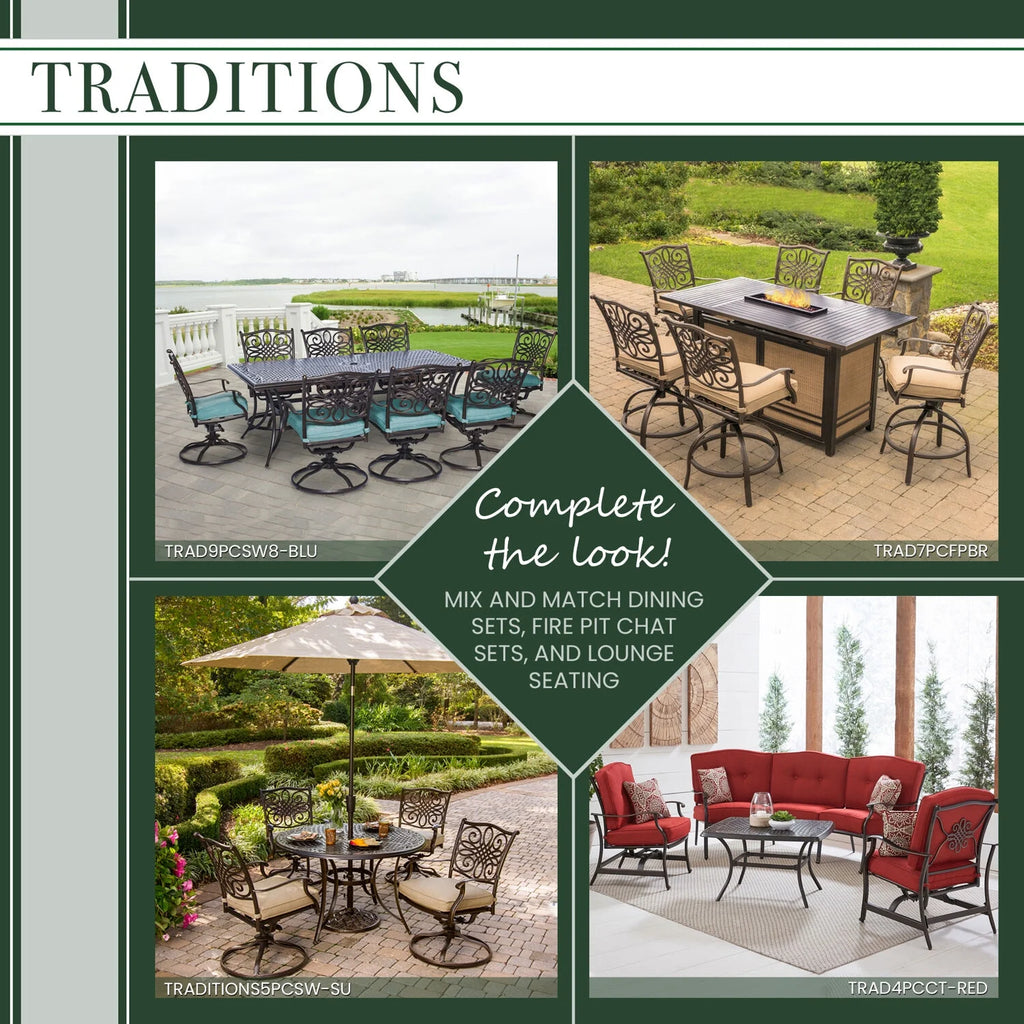 11-Piece Aluminum Outdoor Dining Set S6327