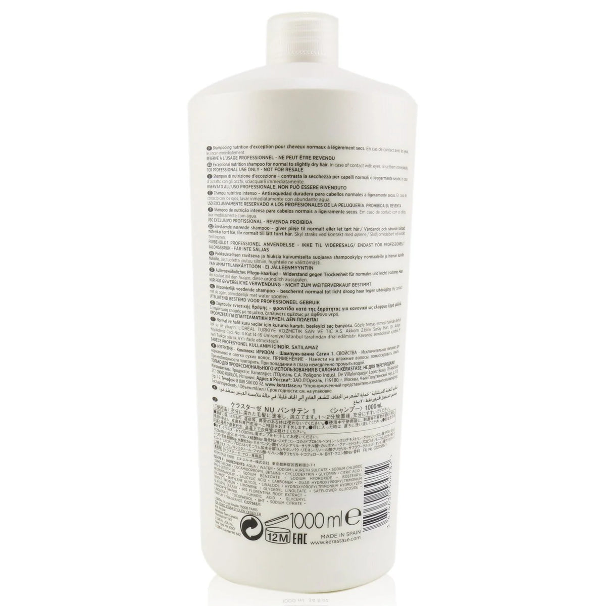 Kerastase Nutritive Bain Satin 1 Exceptional Nutrition Shampoo 1000ml/34oz Z7843