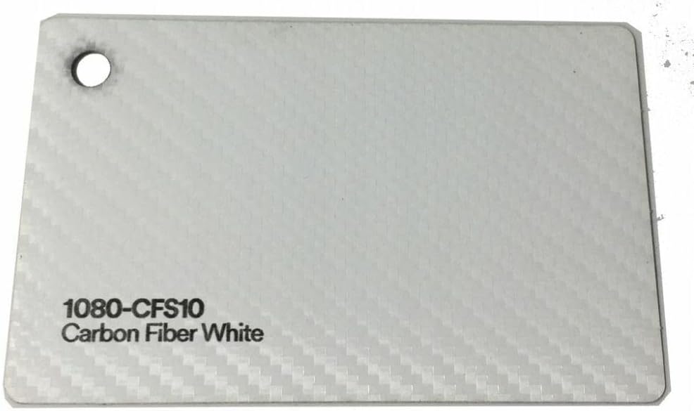 White Carbon Fiber Vinyl Flex Wrap Pack of 2 N1161
