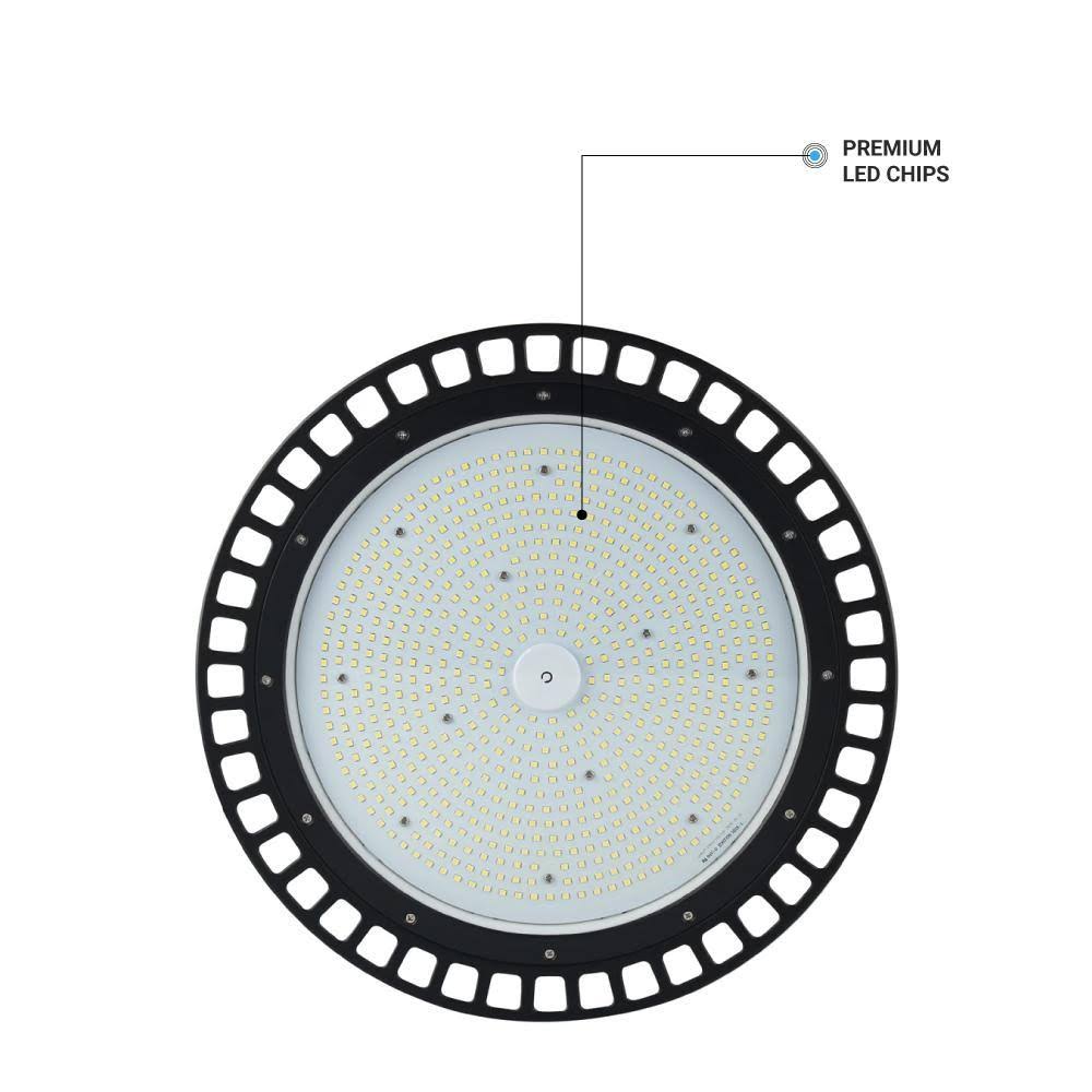 200W LED High Bay UFO 4000K Black U8141