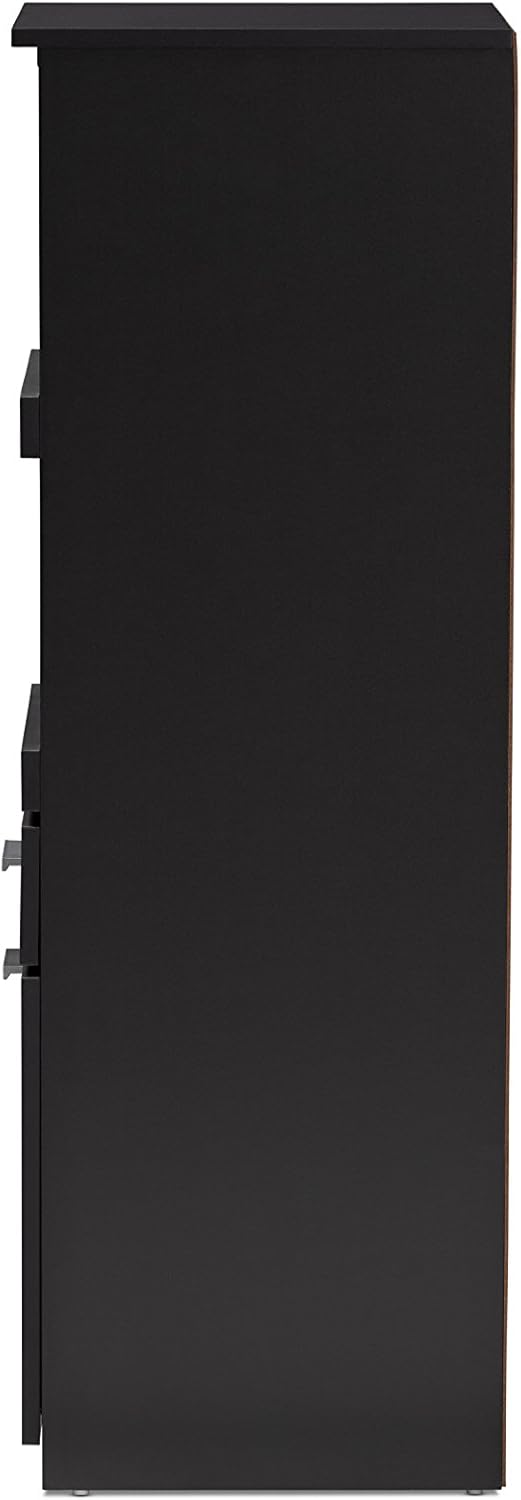 Dark Grey/Oak Brown Kitchen Cabinet V823
