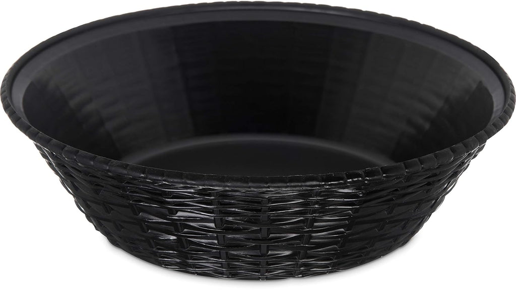 Round Serving Basket, 9", Black (Pack of 12) C1159
