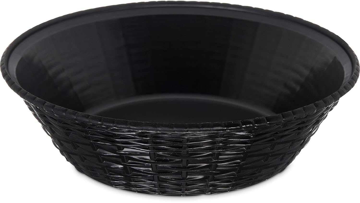 Round Serving Basket, 9", Black (Pack of 12) C1159