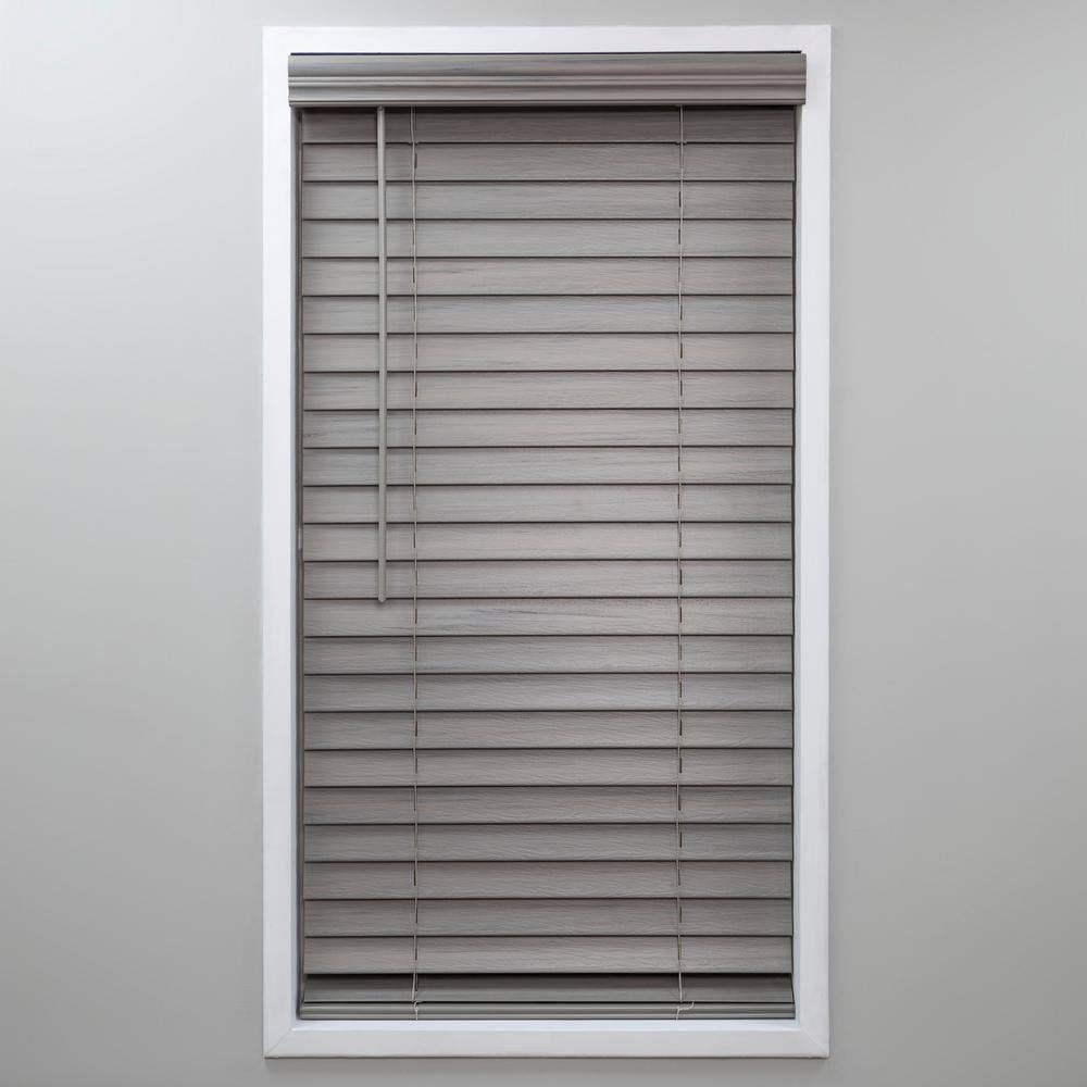 PVC Faux Wood Blind 49.25 in. W x 48 in. U13714