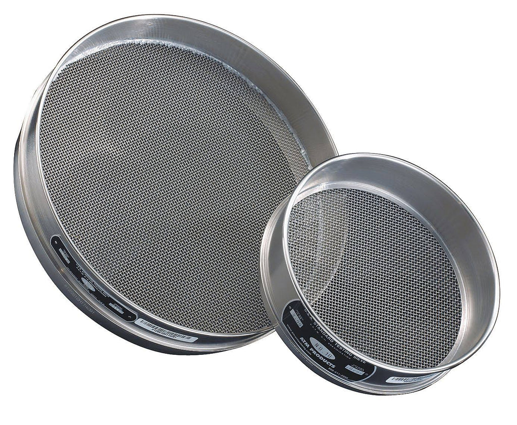 4Ss12H Sieve, #4, S/s, 12 in, Half HT I575