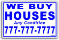 100-Pack of 12 x18 Yard Signs X79339