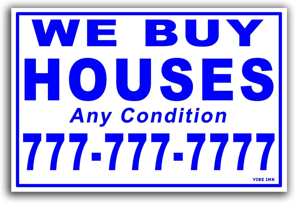 100-Pack of 12 x18 Yard Signs X79339