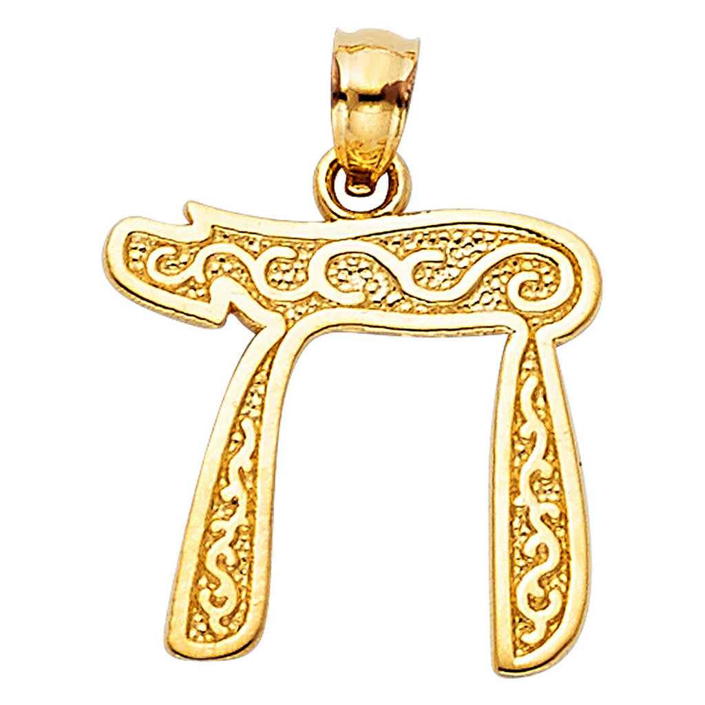 14k Yellow Gold Pendant Necklace 1.2 Grams S19948