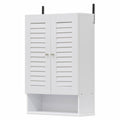 White Double Door Wall Cabinet U84362