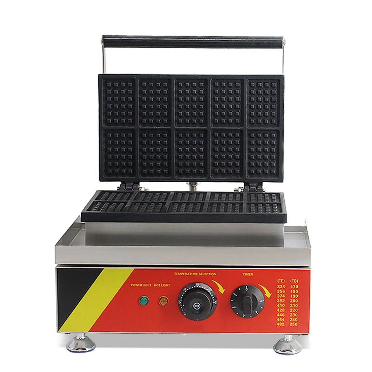 Commercial Nonstick Mini Square Belgian Waffle Maker 110V J709808