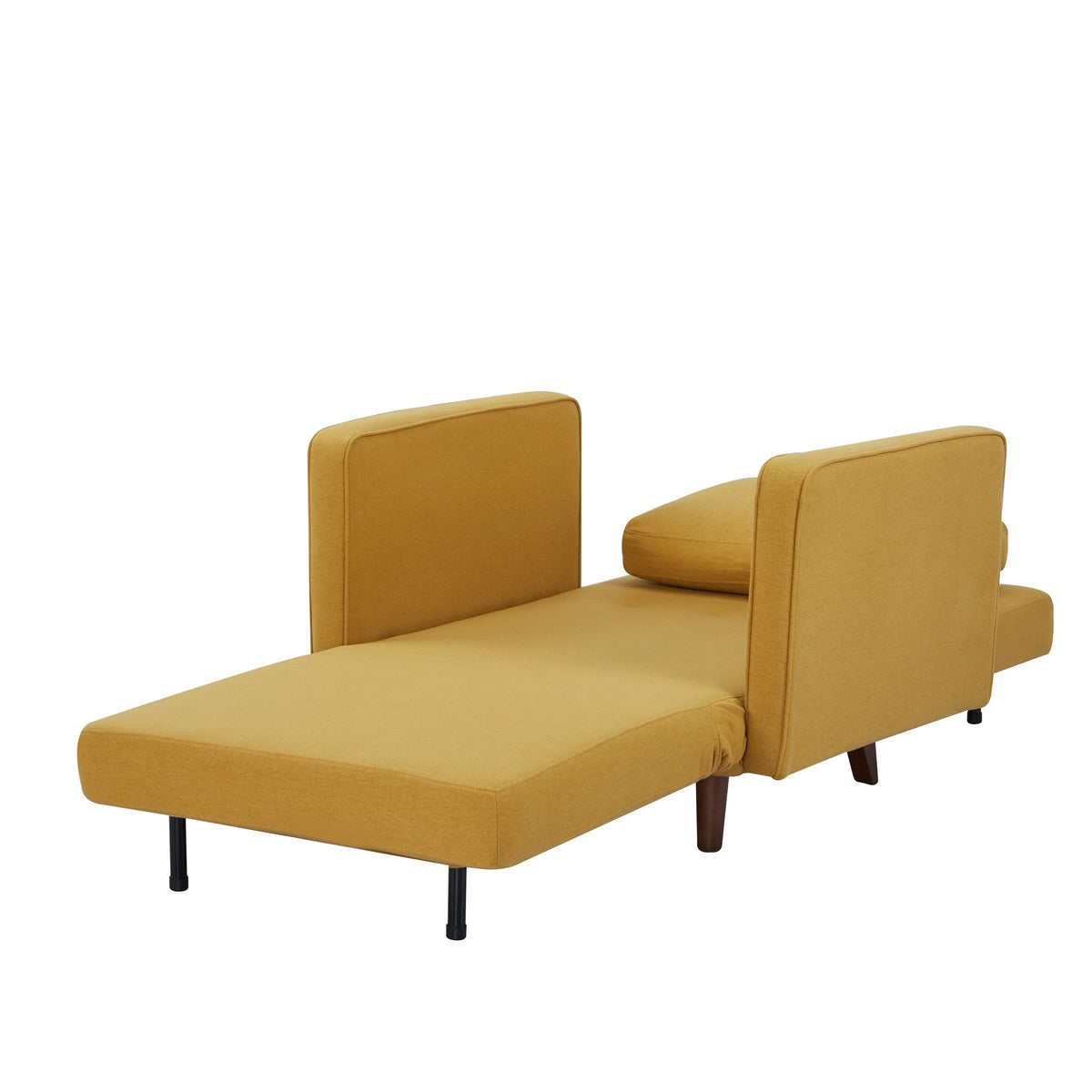 Yellow Sleeper Arm Chair Set of 2 V844
