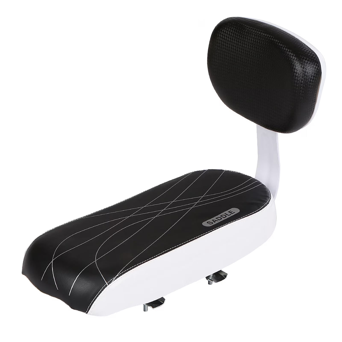 Soft Cushion Rear Bike Seat in PU Leather with Backrest U1011