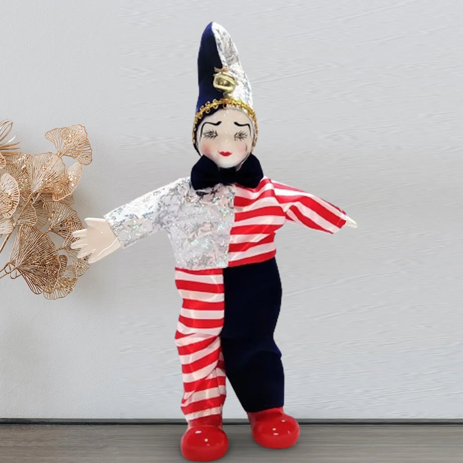 9.84'' Movable Joint Jester Doll T1027
