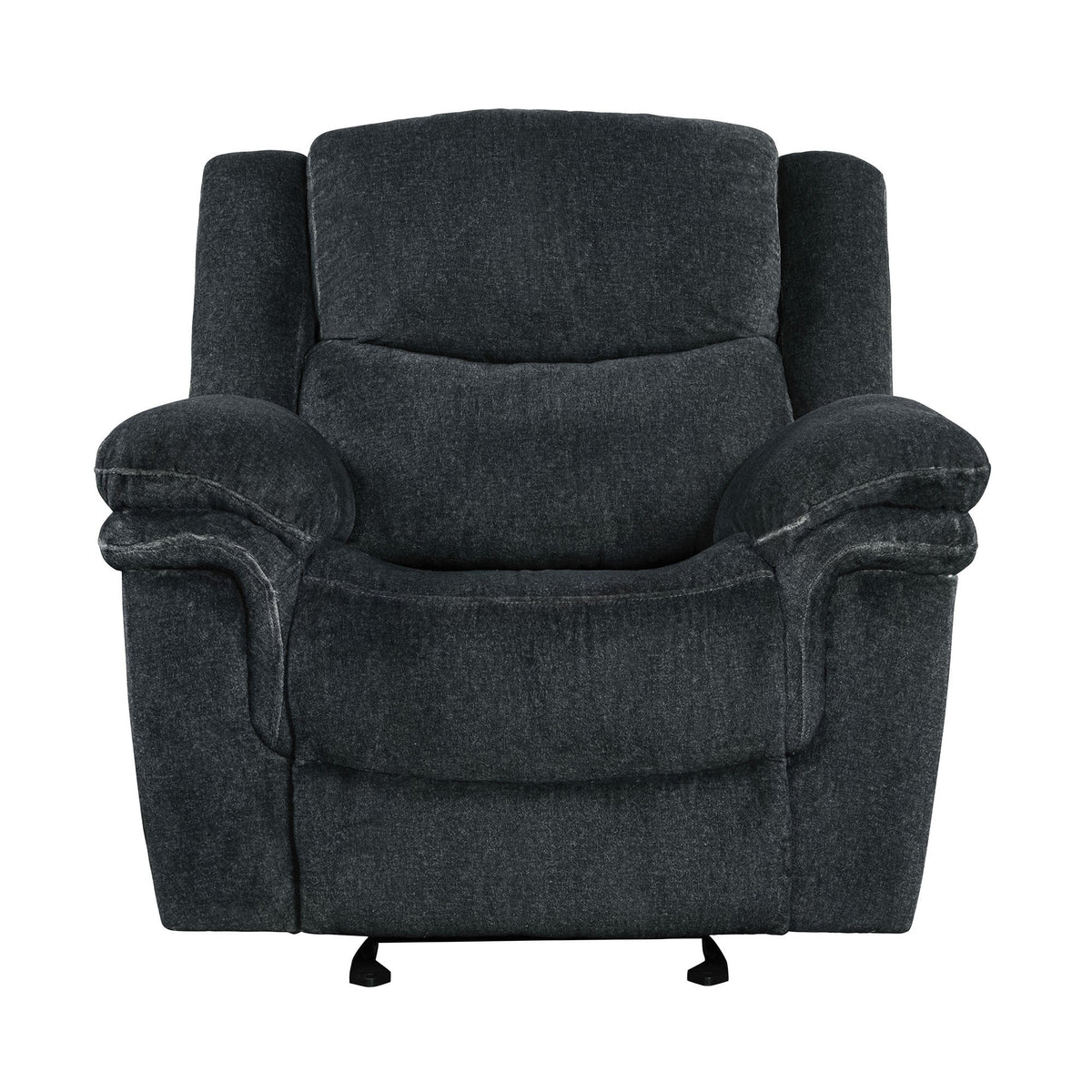 Dark Blue Manual Reclining Sofa W25920