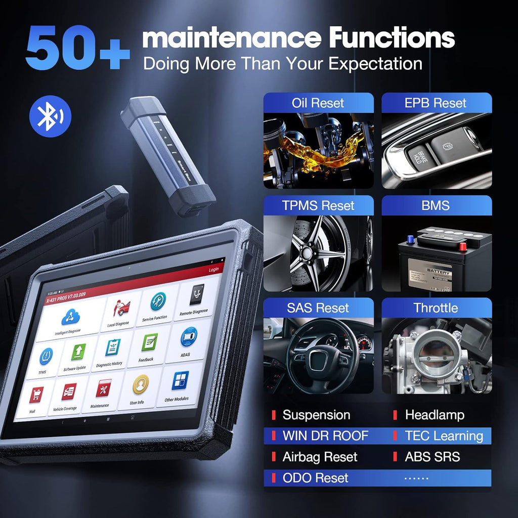 Bidirectional Auto Scanner with J2534 Programming & ECU Coding W418290