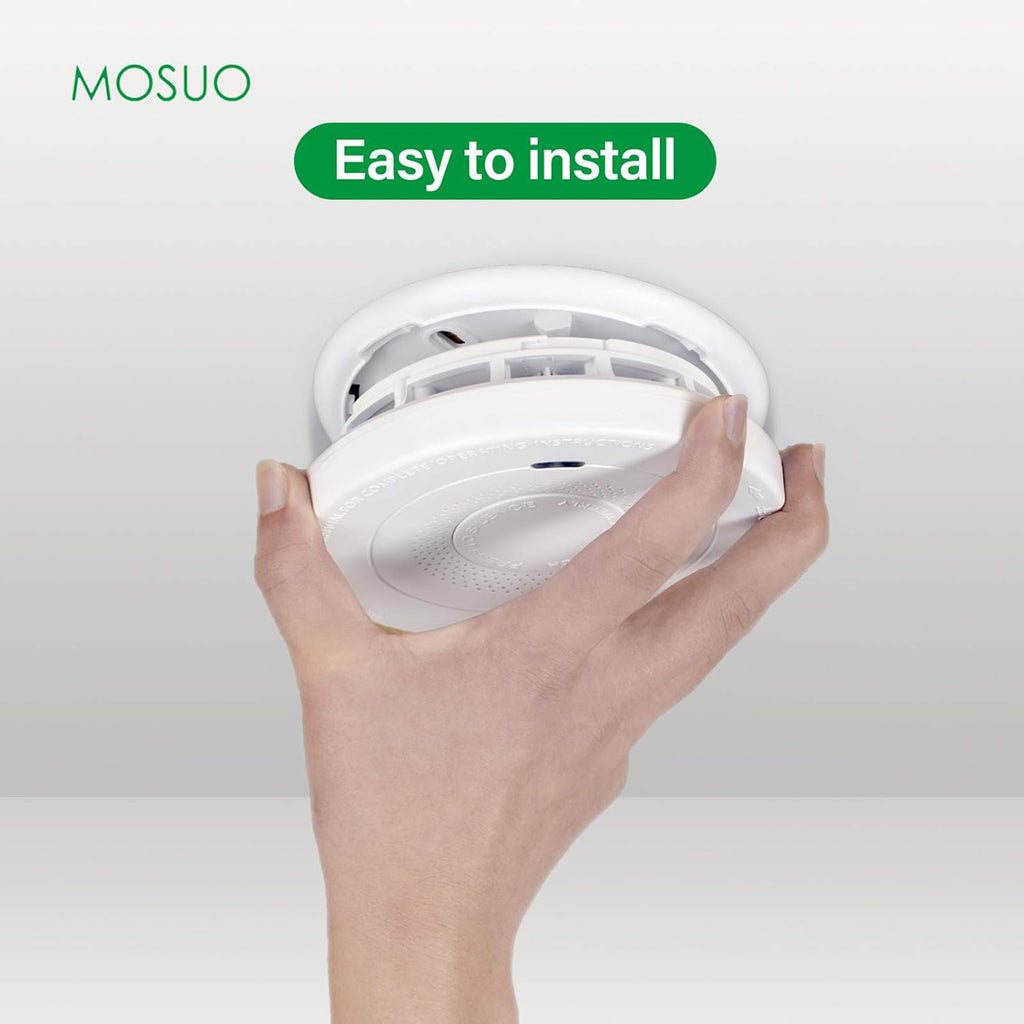 Smoke and Carbon Monoxide Detector Alarm, 10-Year Battery, Dual Sensor P474