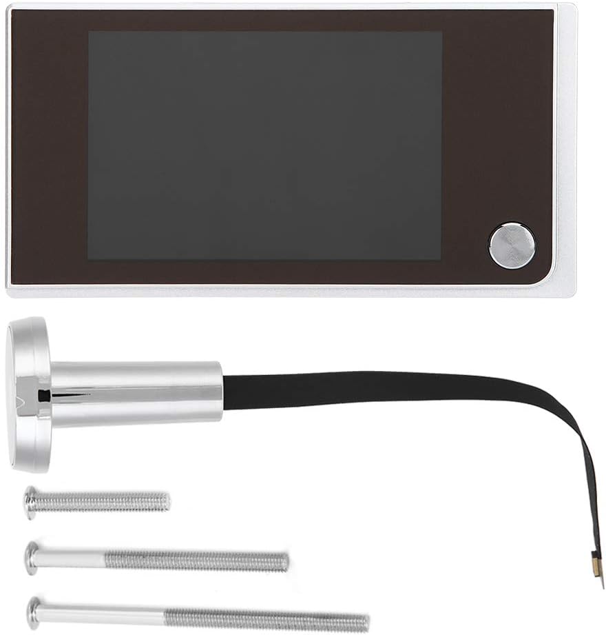 Video Doorbell 3.5 Digital LCD Security Camera 120 Degree Peephole Viewer U6780