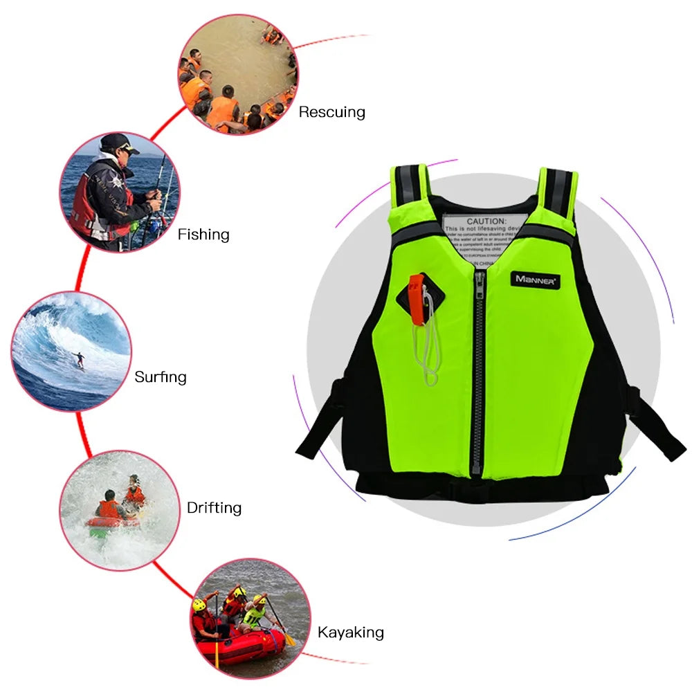 Swimming Zipper Swim Vest S7376