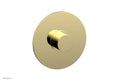 Round Shower Plate & Smooth Handle Trim Only A446
