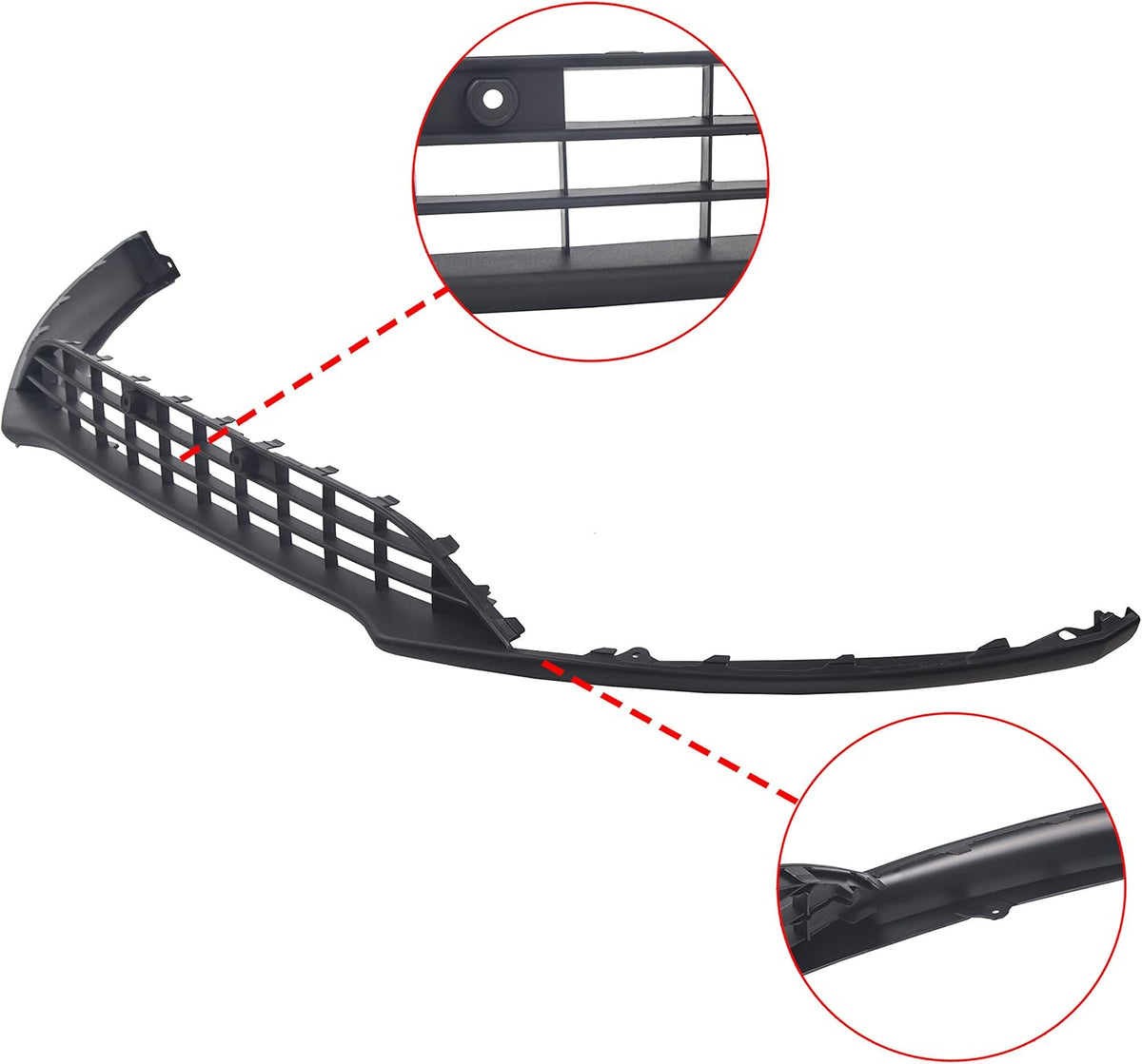 Front Bumper Lower Spoiler Panel Compatible with 2015-2018 Ford Focus Y8622