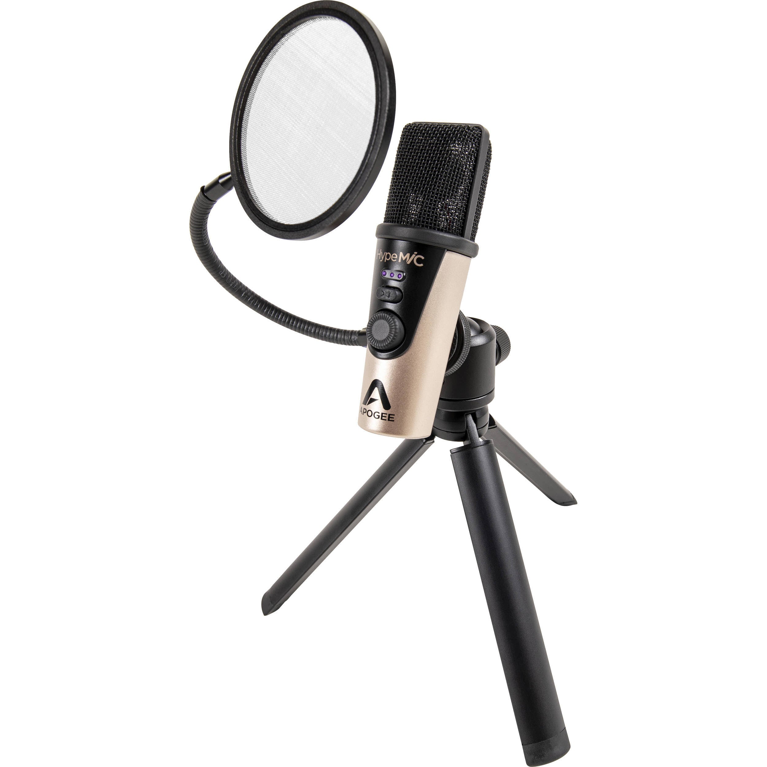 USB Cardioid Condenser Microphone with Built-in Analog Compressor T4214