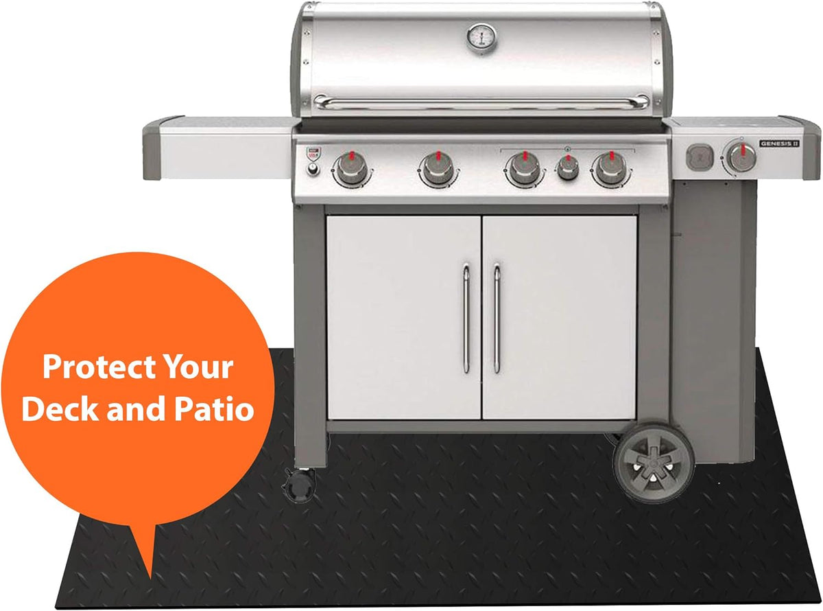 Large Grill Splatter Mat for Protecting Wood Deck Patio Floor J731