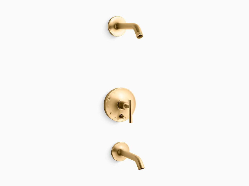 Bath and Shower Trim Set with Push Button Diverter A357