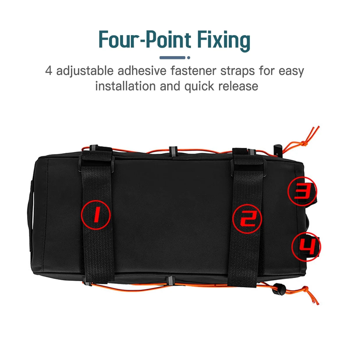 Bike Rack Bag Set with Cooler and Hanging Bags D494