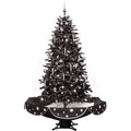 White Prelit LED Musical Christmas Tree with Umbrella Base P3723