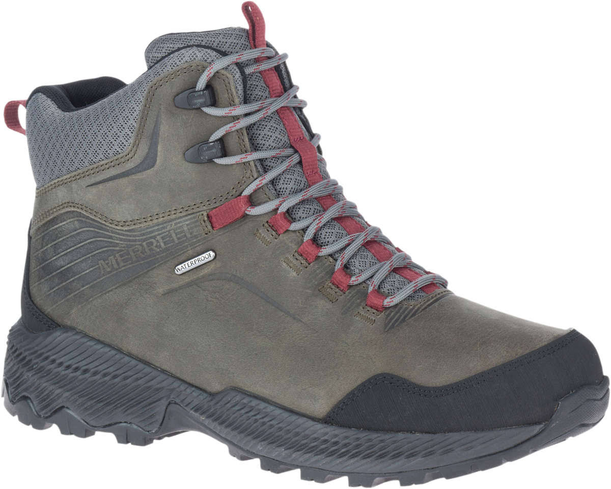 Men&s Forestbound Mid Waterproof Merrell Grey / 9.5 W33768
