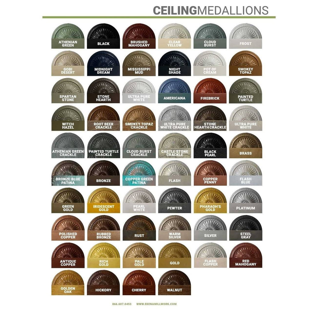 9x22OD x 1 3/8x22P Ceiling Medallion U522