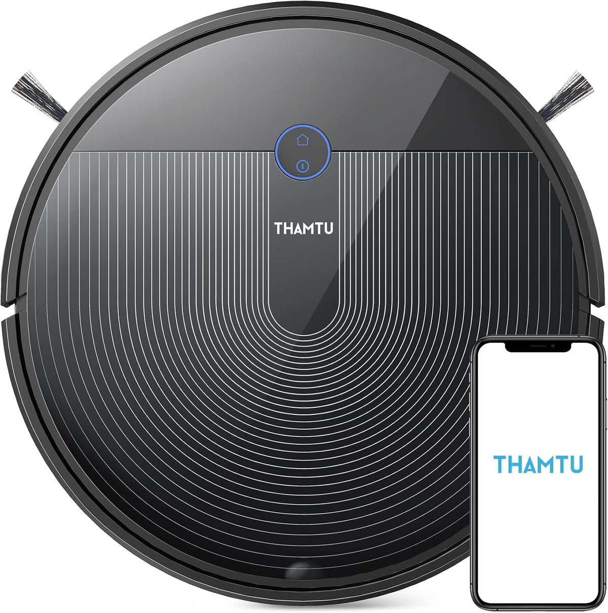 Robot Vacuum Cleaner with 2500Pa Suction, 150Min Runtime Q39629