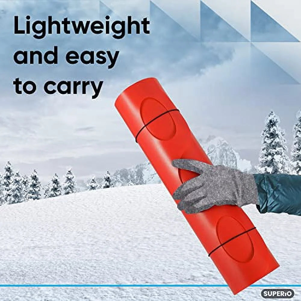 2 Pack Lightweight Plastic Snow Sled M52518