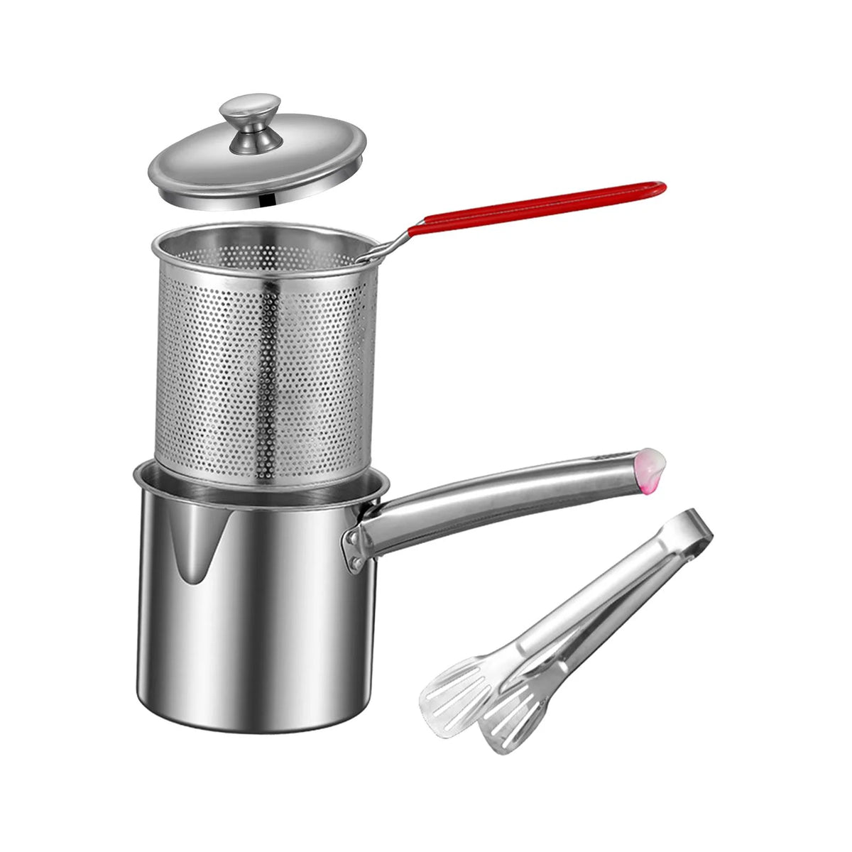 Nonstick Deep Frying Pot with Handles 1.2L D88541