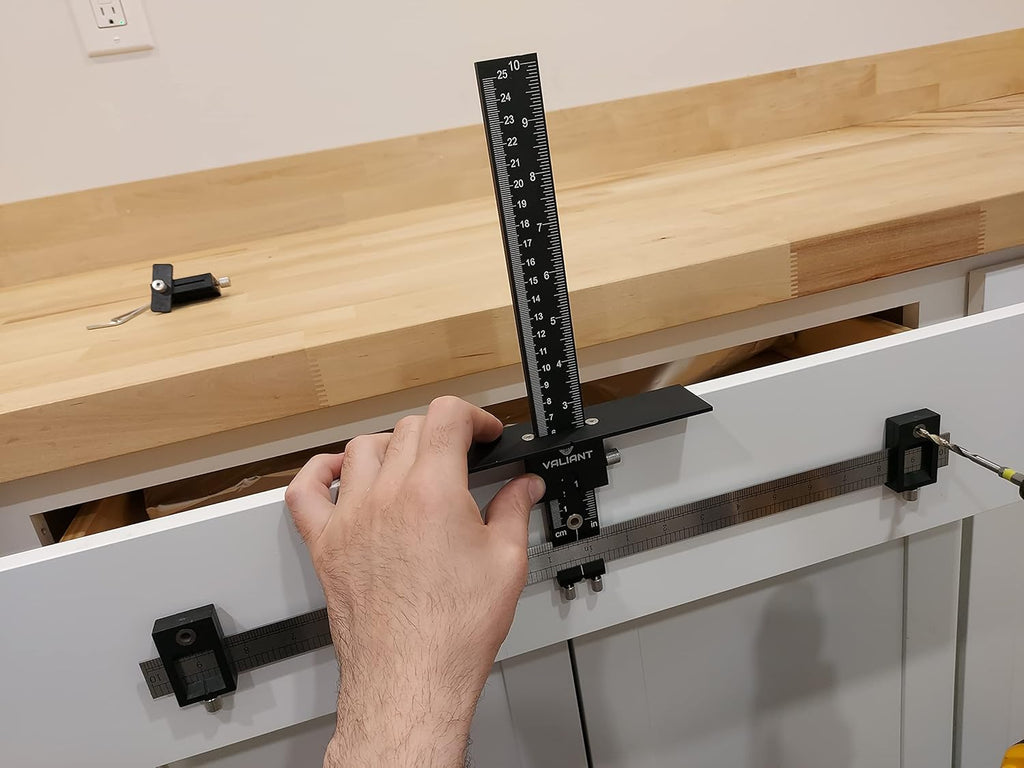 Aluminum+ABC Extended 20 INCH Ruler Cabinet Hardware Jig Template Tool M994741