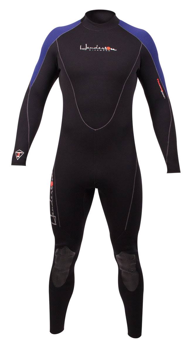 Black/Blue 3mm Full Wetsuit W6789