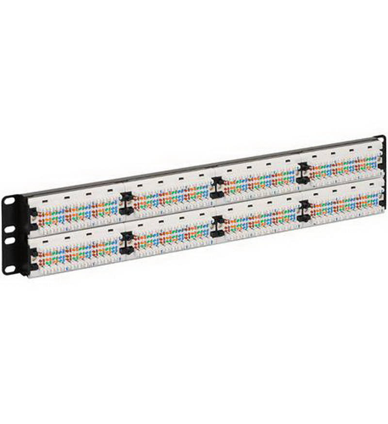 48 Ports CAT 5e Patch Panel - Black H8272