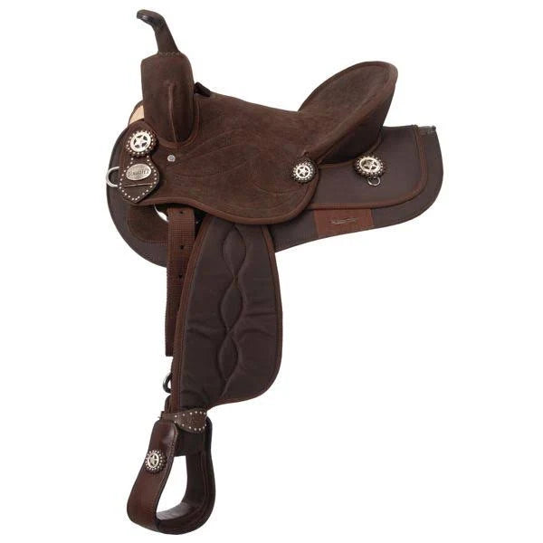 Suede Seat Synthetic Trail Saddle F415004