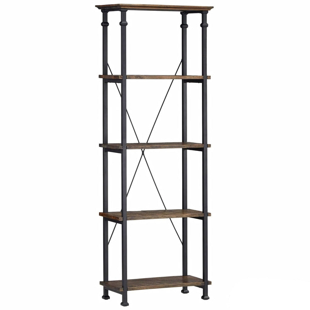 Grey Rustic Bookcase S62413