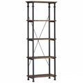 Grey Rustic Bookcase S62413