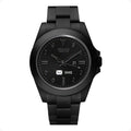 Black Hybrid Smartwatch Fitness Tracker with Black Acrylic Strap S2207