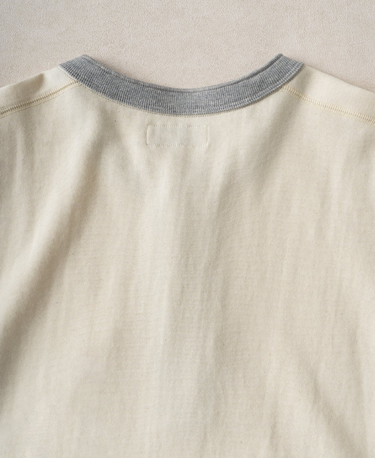 Heavyweight Cotton Tubular Short-Sleeve Henley Shirt