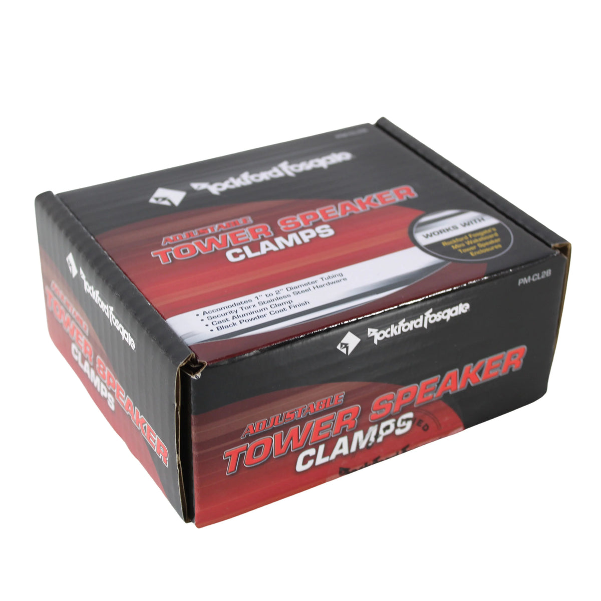 Black Marine Diecast Wakeboard Tower Clamp L28945