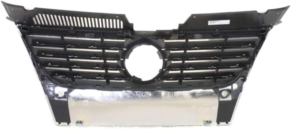 Chrome Shell Black Insert Grille Assembly for Volkswagen Passat 2006-2010 K5608