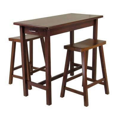 3 Piece Solid Wood Dining Set I771026