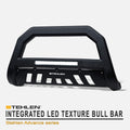 Textured Black Aluminum LED Bull Bar B8761